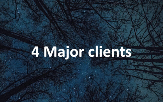 4 Major clients